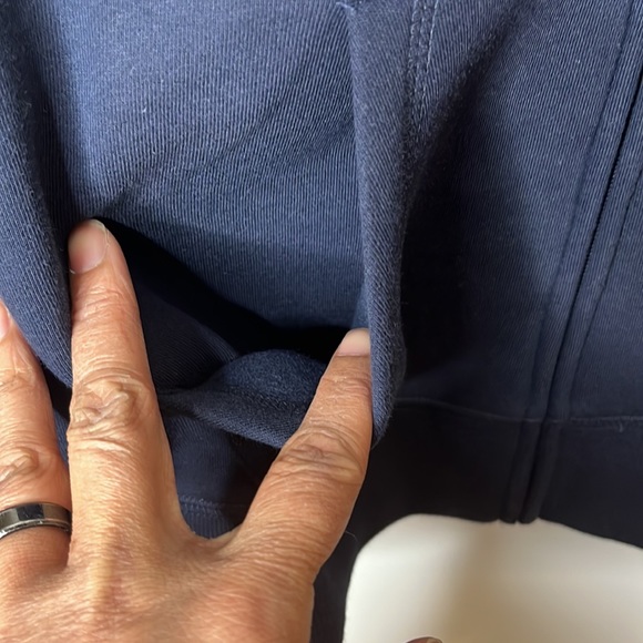 NWOT SJB Active mens Sweatshirt Fleece lined Full zip Blue XLT XL Tall - Picture 5 of 9